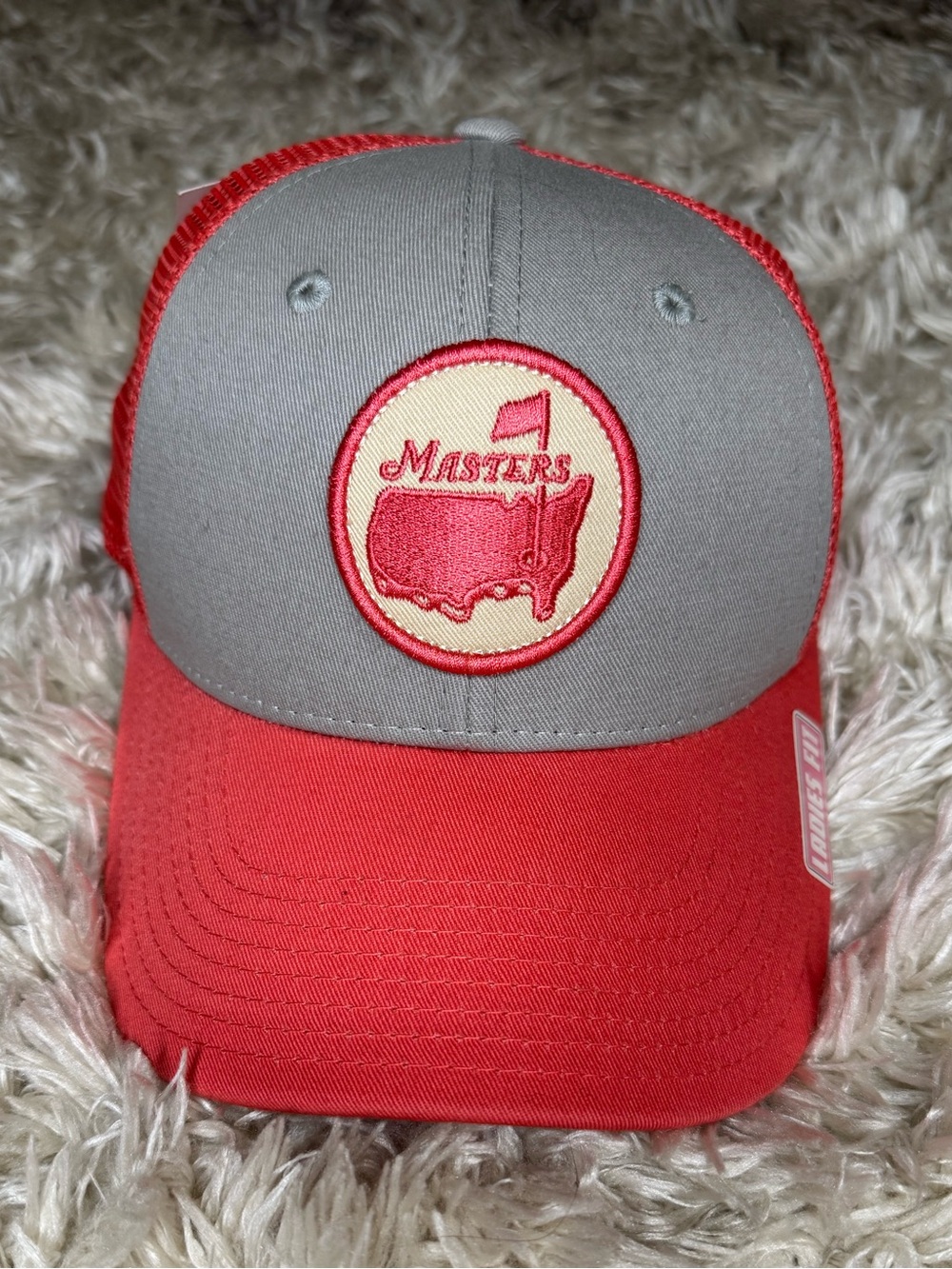 Masters Pink and Gray Ladies Fit Trucker Hat - Picture 2 of 16